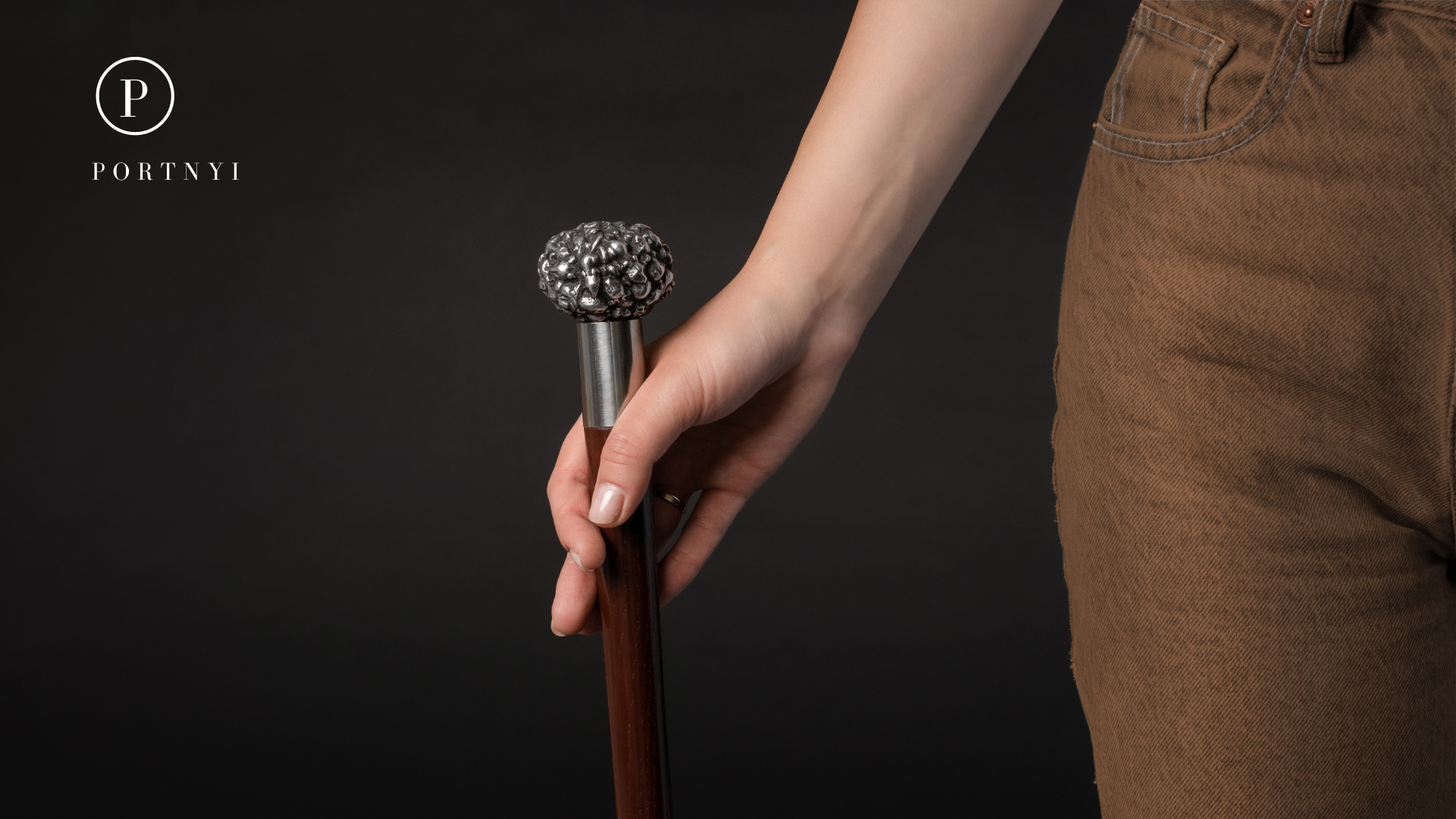 wooden knob cane