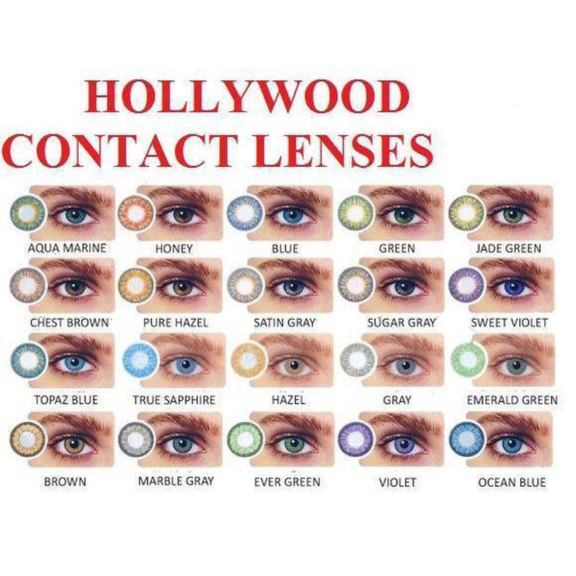 It's Real Hollywood Blossom Contacts