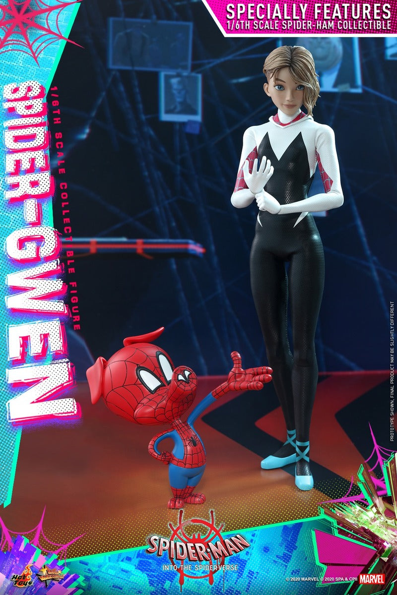 Pedido Figura Spider-Gwen - Spider-Man into the Spider-Verse marca Hot – EM  Custom Studios