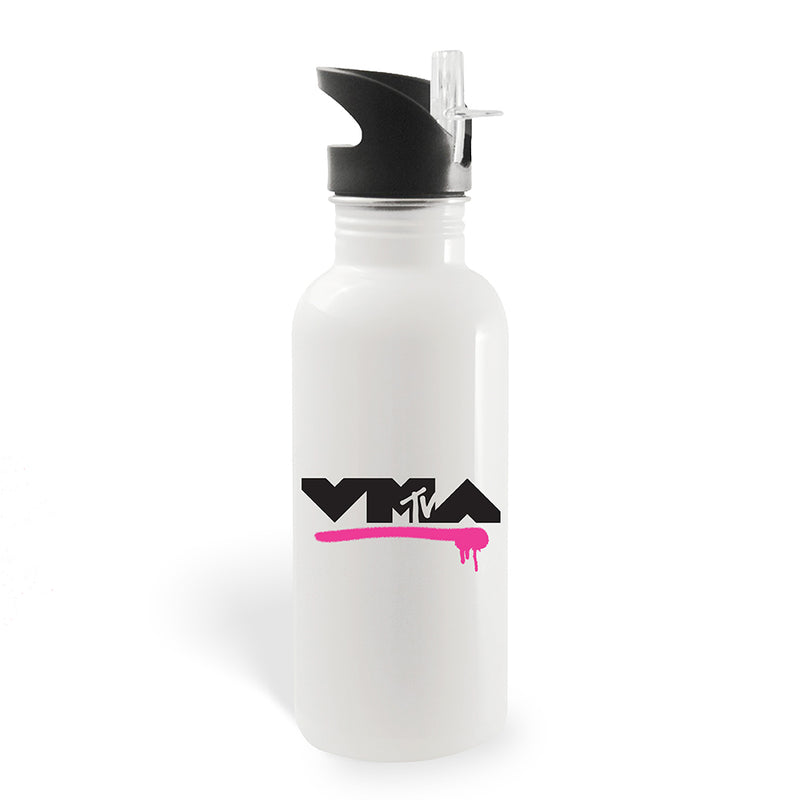 MTV Logo Moon Person Stencil 20 oz Screw Top Water with Straw – MTV Shop