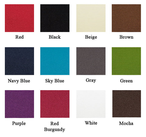 piano bench pad color options
