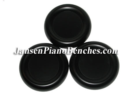 black grand piano caster cups with felt pads schaff