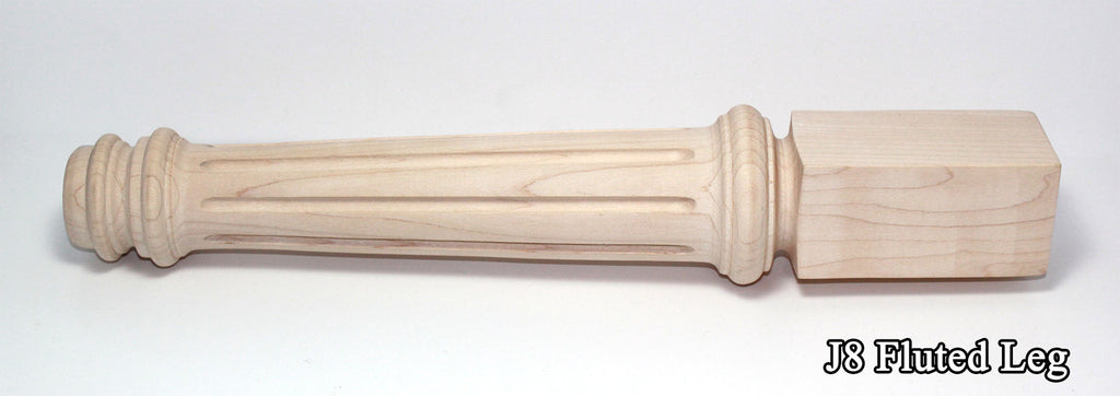 J8 round fluted leg