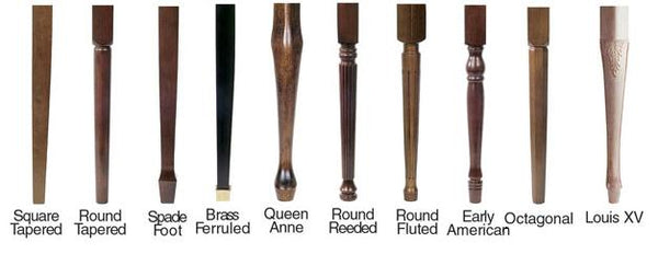 Jansen grand piano bench leg style options