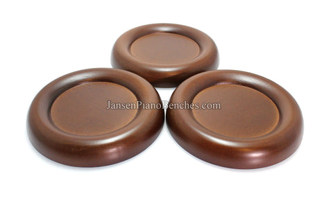 walnut grand piano caster cups schaff 838 royal wood