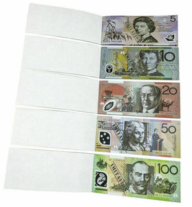 australian dollar money souvenir note pad kids toy pretend play 50 s crazy costume deals