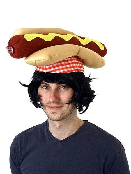 Hamburger Hat Costume Burger Cap Funny BBQ Food Prop Cheese