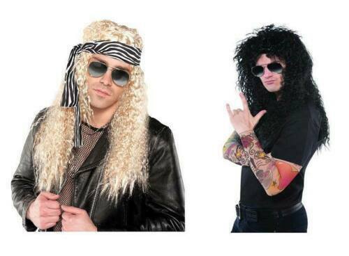 80s Rocker Rock Star Tattoo Sleeves Costume Accessory | Crazy Costume Deals