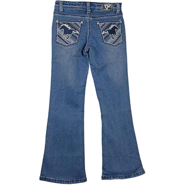  MEILONGER Girls Flared Jeans Kids Bell Bottom Pants Size 8,10-12,14-16,18-20  (6-7, Blue): Clothing, Shoes & Jewelry