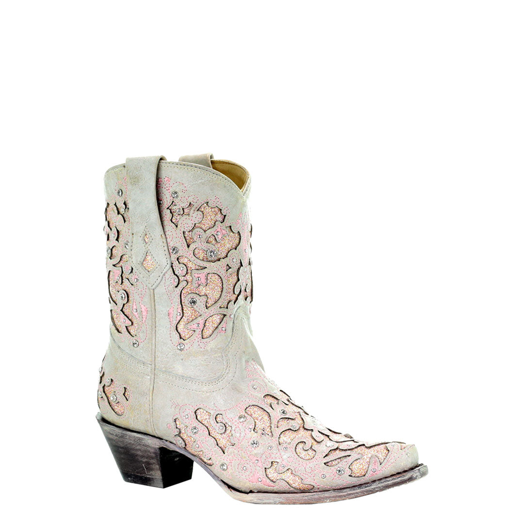 Corral Women's Mariah Shortie Western Wedding Cowgirl Boots | Lammle's