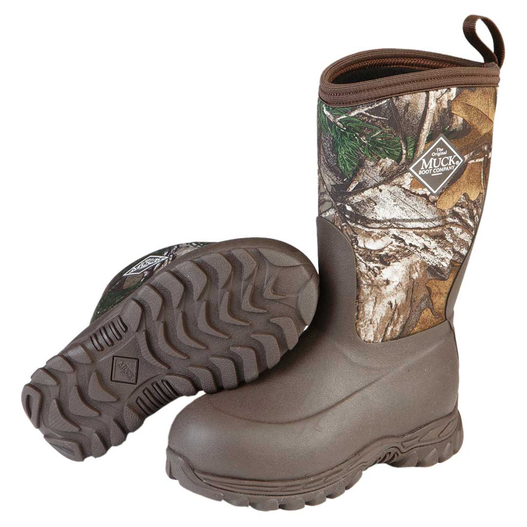 camo steel toe muck boots