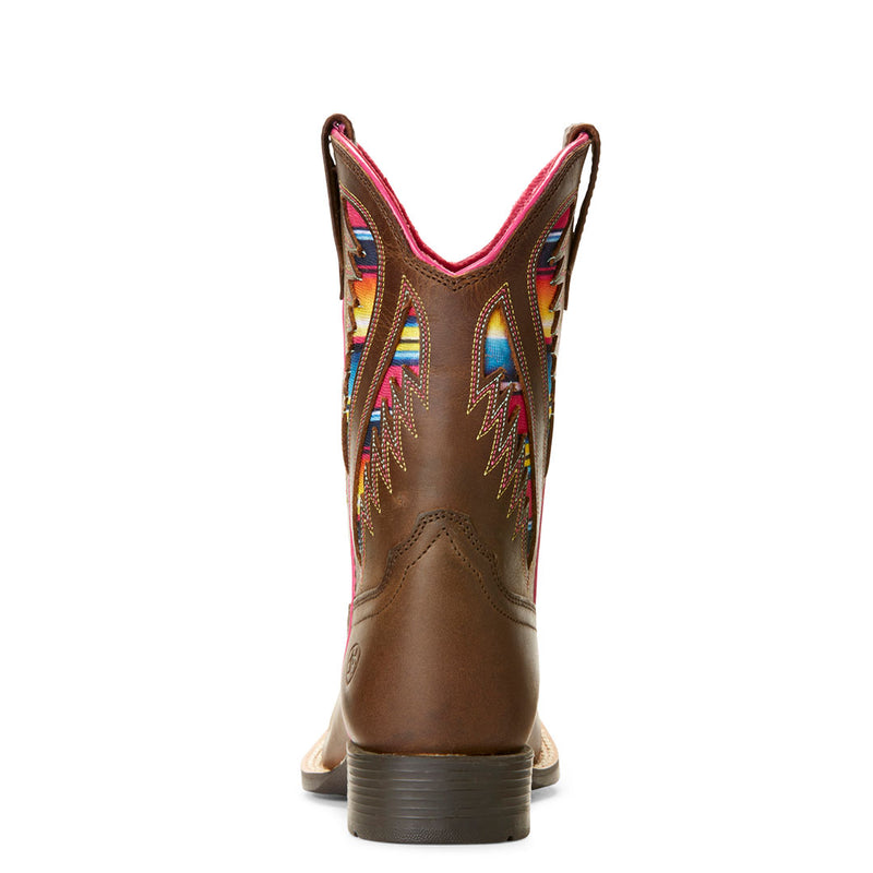 Ariat Girls' Quickdraw VentTEK Square Toe Cowgirl Boots