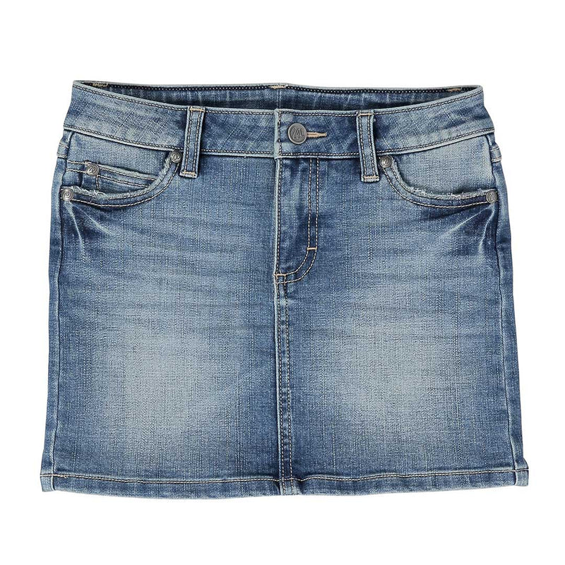 Wrangler Girl's Adjust-To-Fit Waist Denim Skirt
