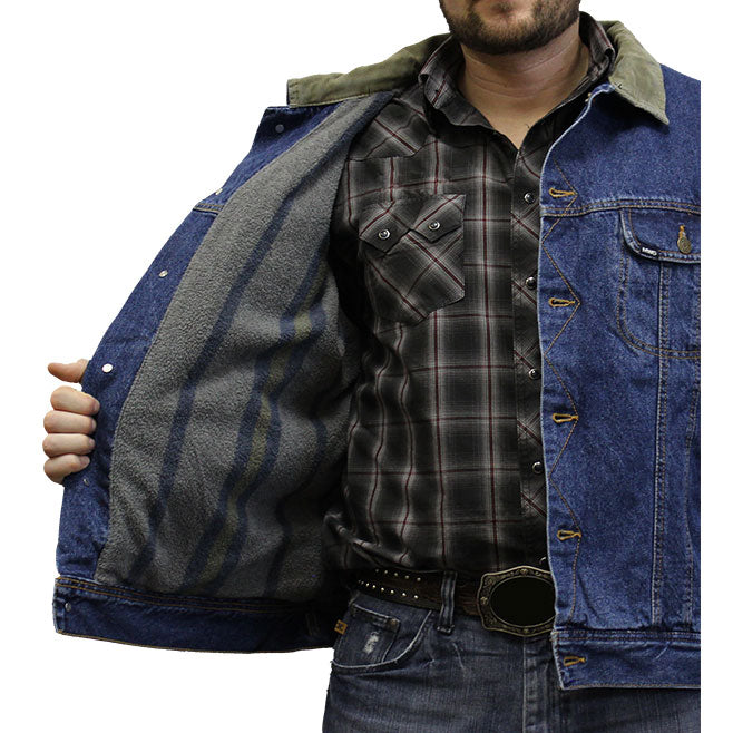 MWG Apparel Men's StormRider Lined Denim Jacket