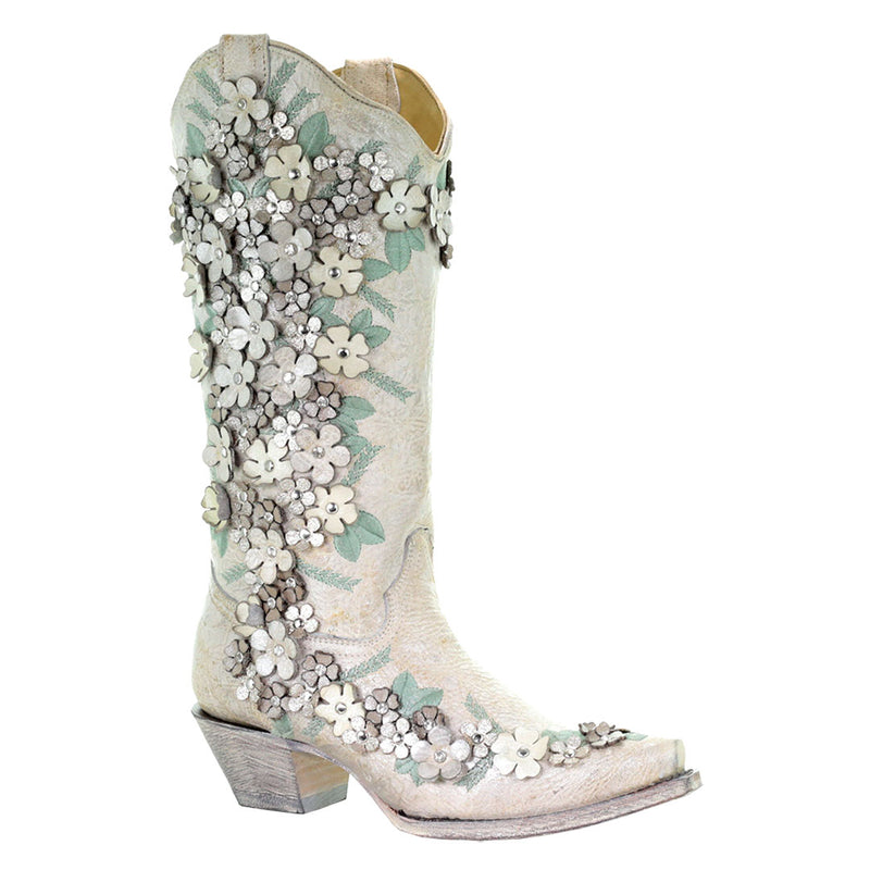 Corral Women's Flora Western Wedding Cowgirl Boots