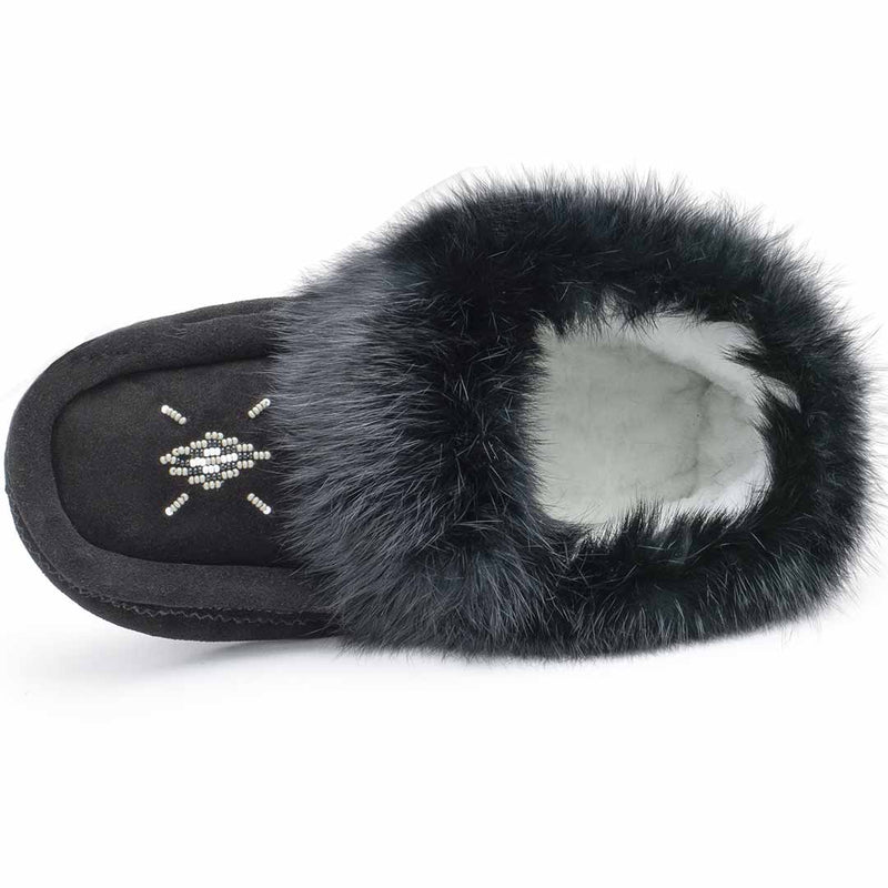 melodreams's Women's Fur Trim Moccasins