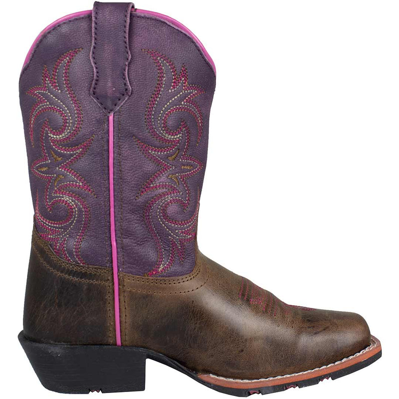 Dan Post Girls' Majesty Square Toe Cowgirl Boots