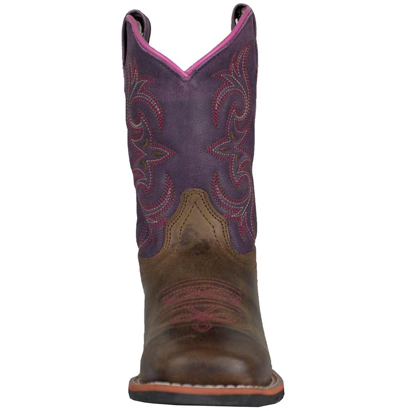 Dan Post Girls' Majesty Square Toe Cowgirl Boots