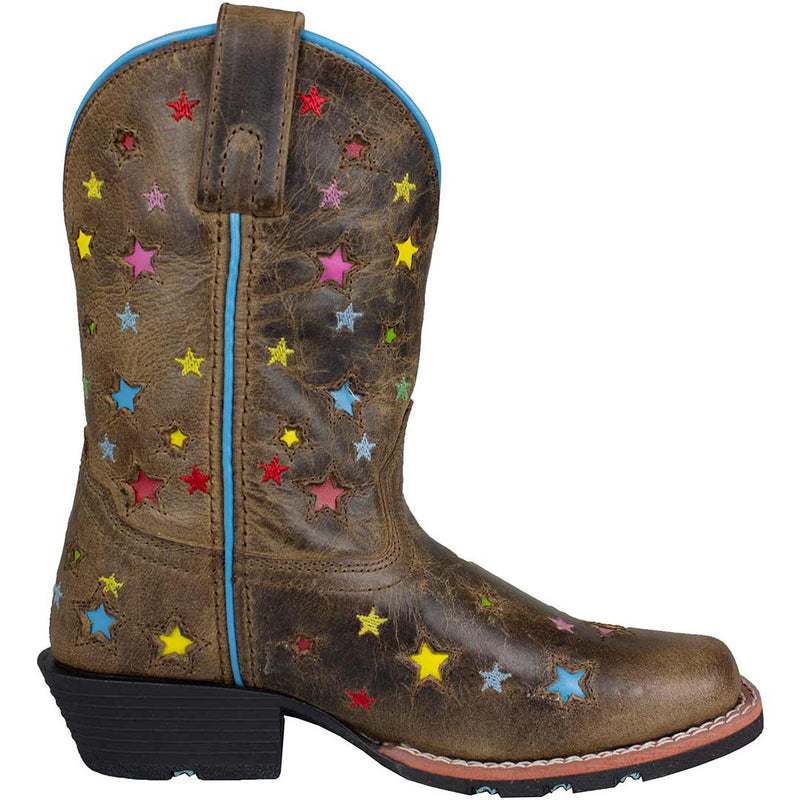 Dan Post Girls' Starlett Square Toe Cowgirl Boots