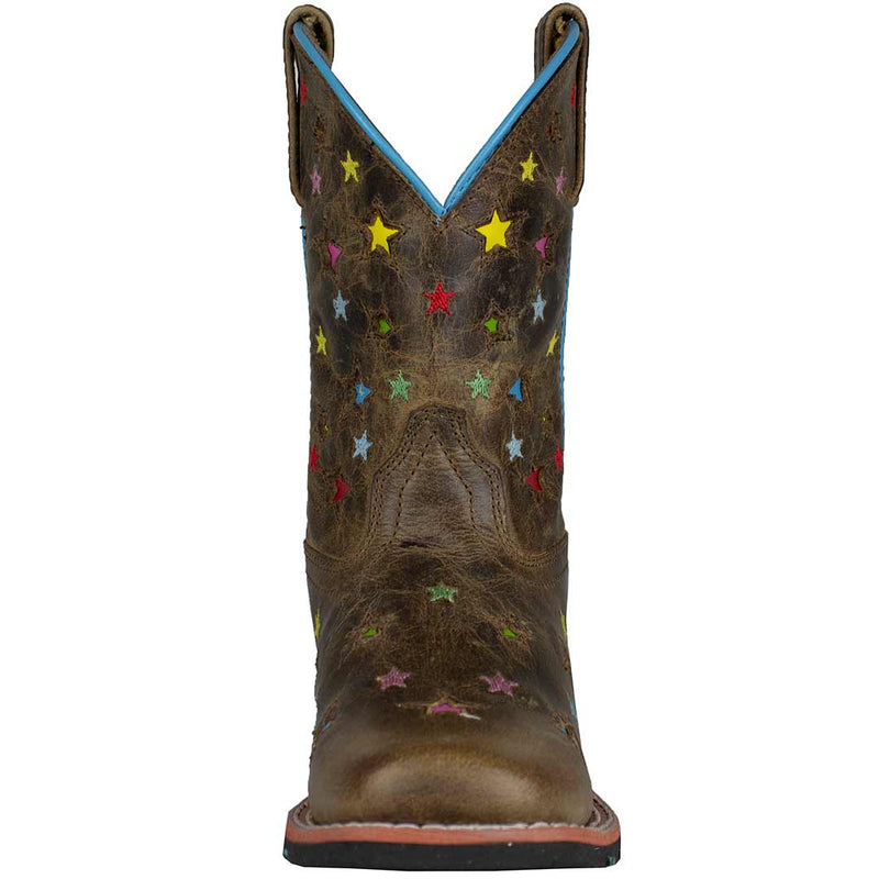 Dan Post Girls' Starlett Square Toe Cowgirl Boots