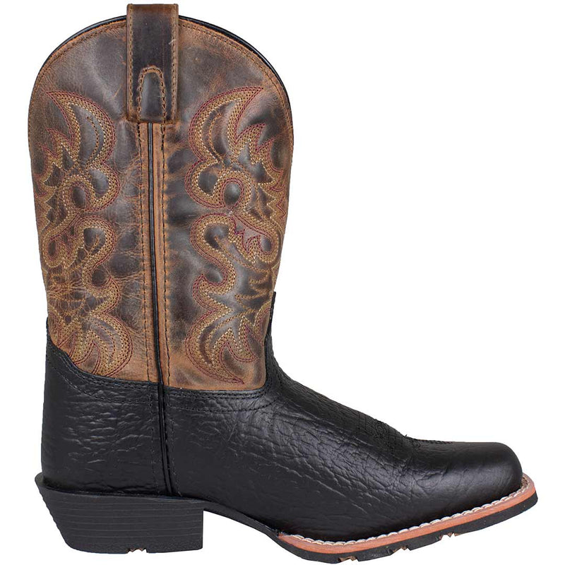 Dan Post Boys' Little River Square Toe Cowboy Boots