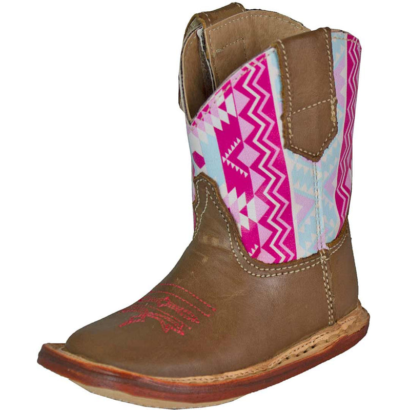 Roper Baby Girls' Aztec Shaft Cowgirl Boots