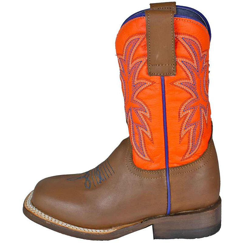 Roper Kids' Orange Shaft Cowboy Boots