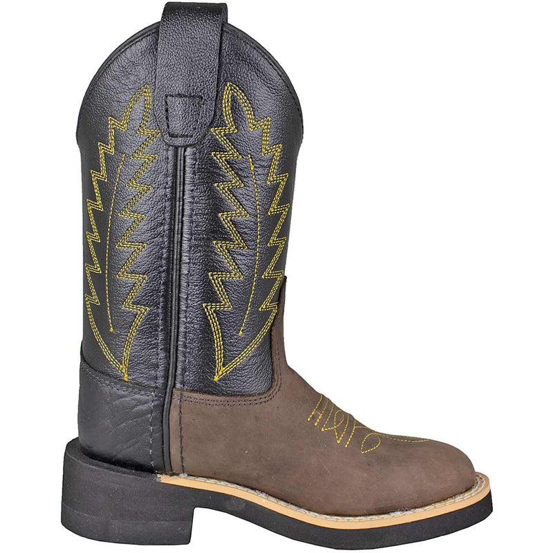Old West Boys' Round Toe Cowboy Boots
