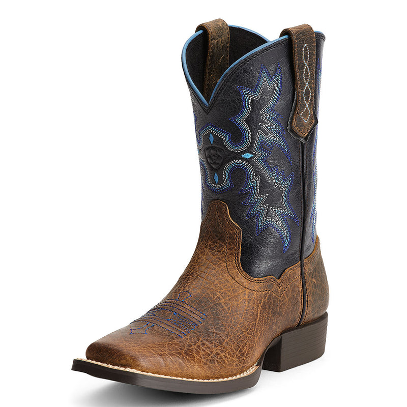 Ariat Boys' Tombstone Square Toe Cowboy Boots