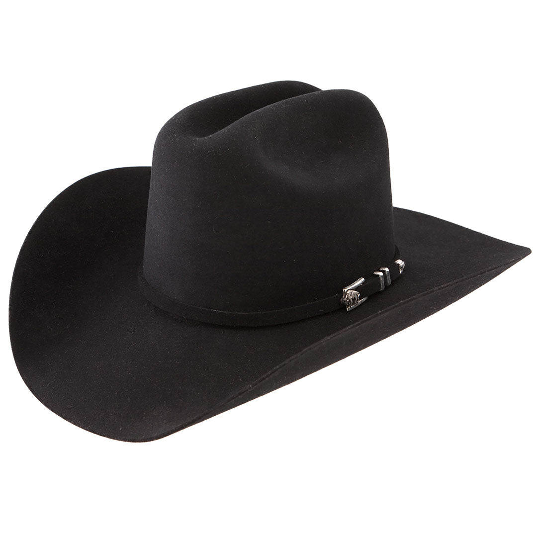 Download Stetson Apache 4X Black Fur Felt Cowboy Hat | Lammle's