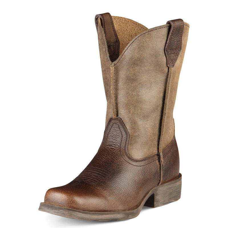 Ariat Boys' Rambler Square Toe Cowboy Boots