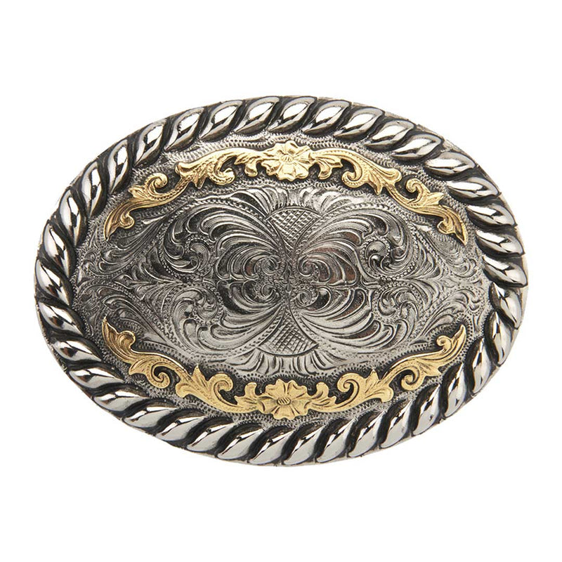 AndWest Oval with Embossed Heavy Rope Buckle