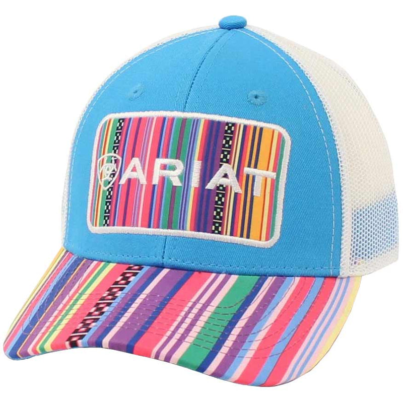 Ariat Women's Vertical Stripe Snap Back Cap