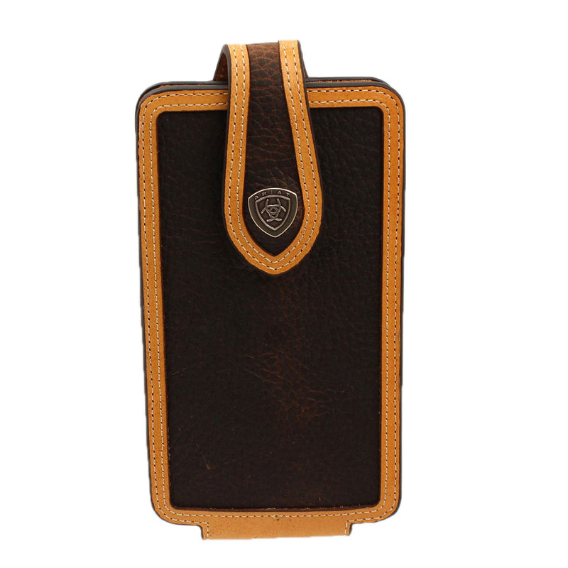 Ariat Two-Tone Leather Cell Phone Case