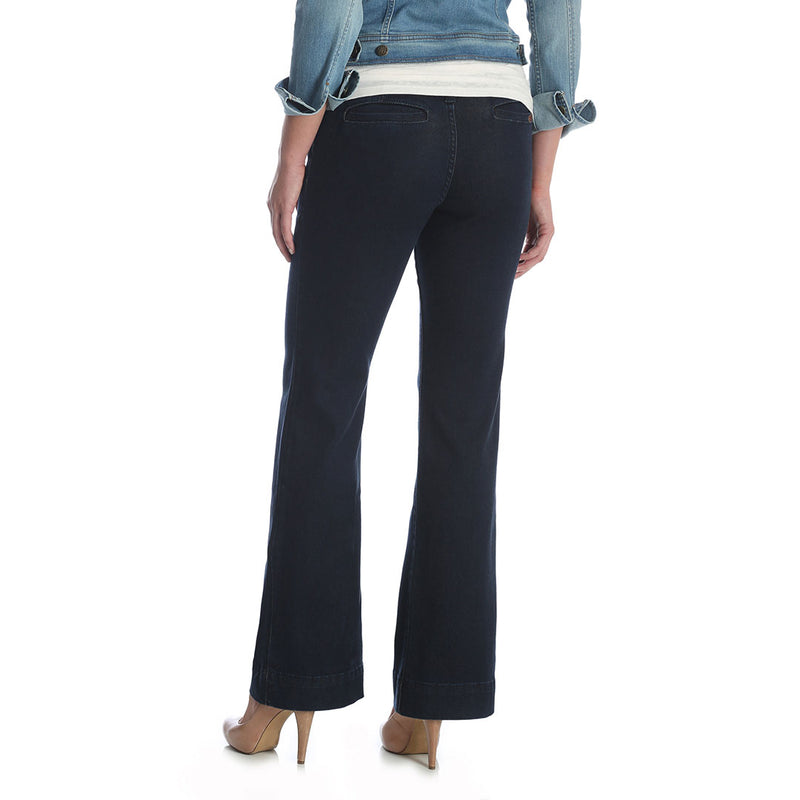 Wrangler Women's Retro Mae Mid Rise Trouser Jeans