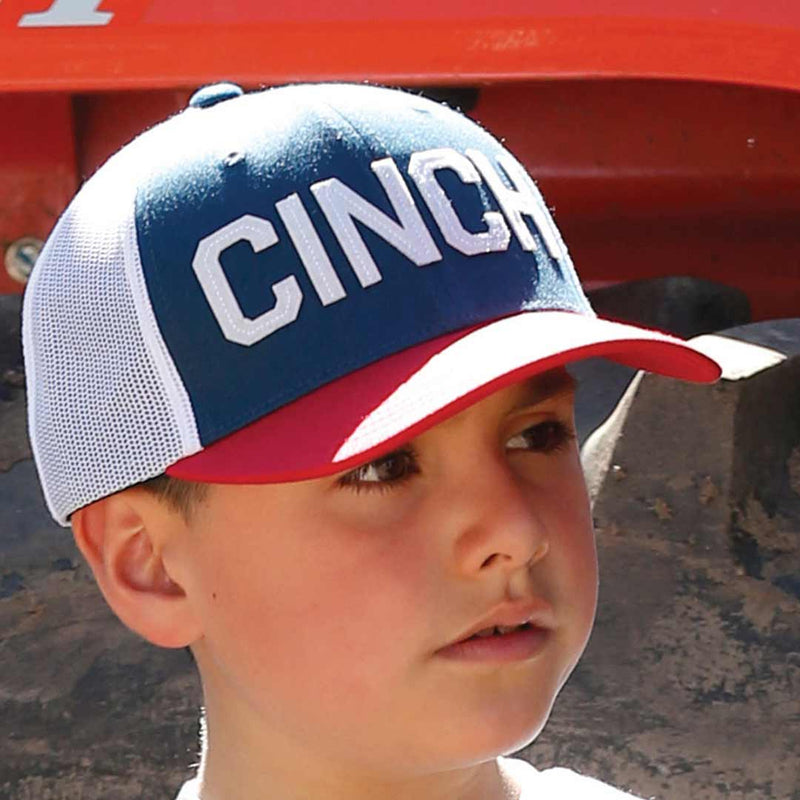 Cinch Boys' Logo Applique Snap Back Cap