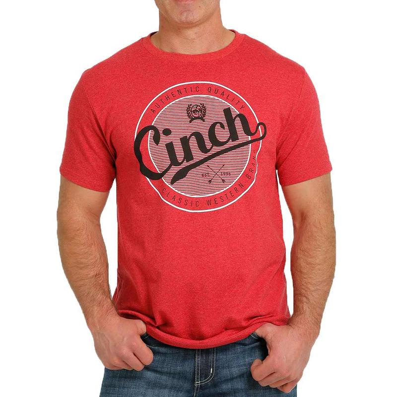 Cinch Men's Circle Logo Graphic T-Shirt