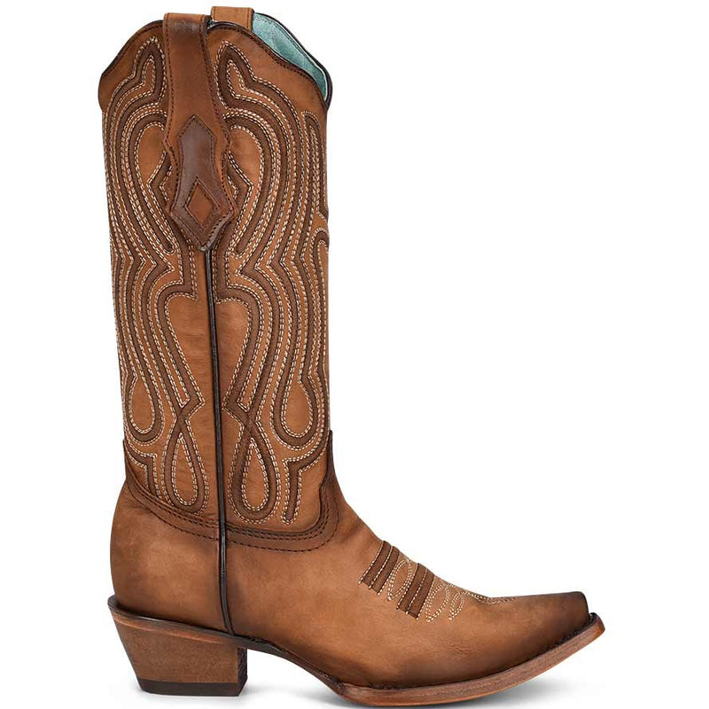 Corral Boot Co. Women's Leather Embroidered Cowgirl Boots