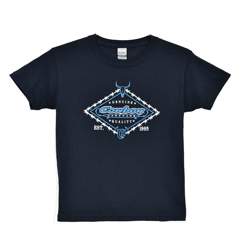 Cowboy Hardware Boys' Barbed Wire Logo Graphic T-Shirt