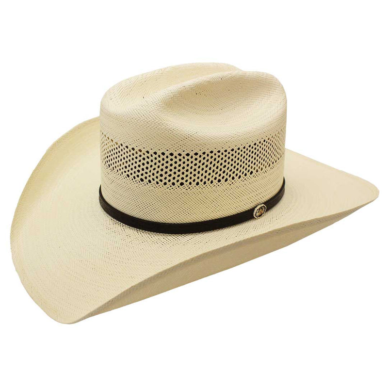 Resistol Stan Smith Cross Tie Straw Cowboy Hat