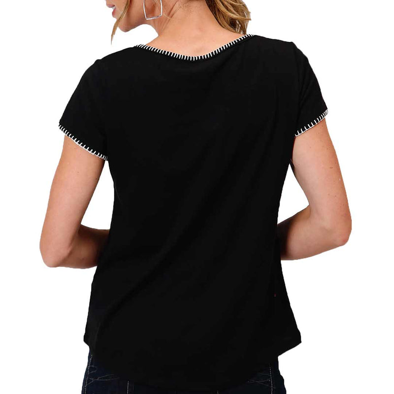 Roper Women's Edge Stitching Detail T-Shirt