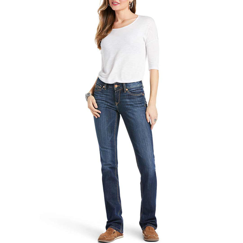 Ariat Women's R.E.A.L. Perfect Rise Analise Stackable Straight Leg Jean