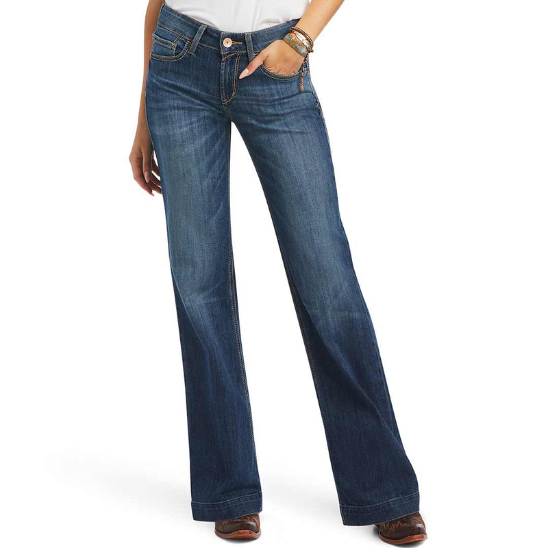 Ariat Women's Trouser Perfect Rise Alana Wide Leg Jeans