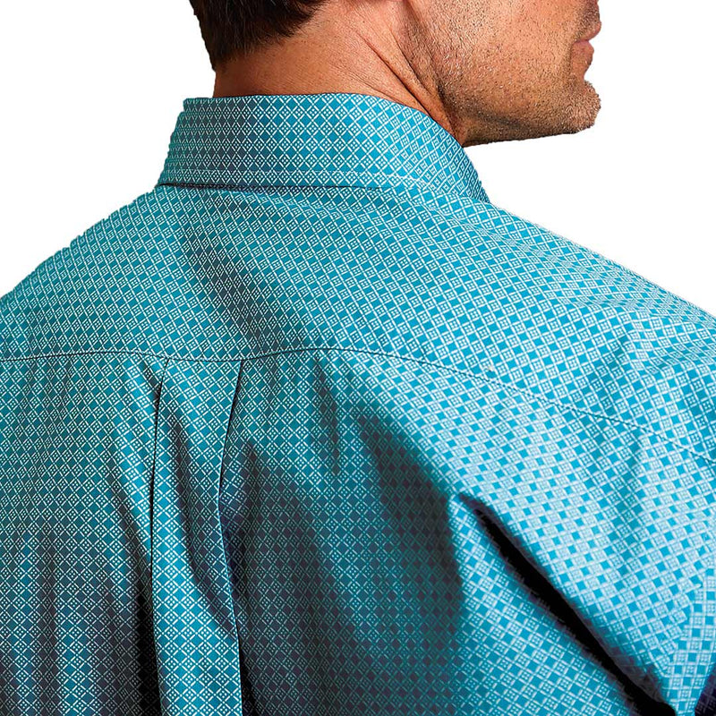 Stetson Men's Diamond Print Button-Down Shirt