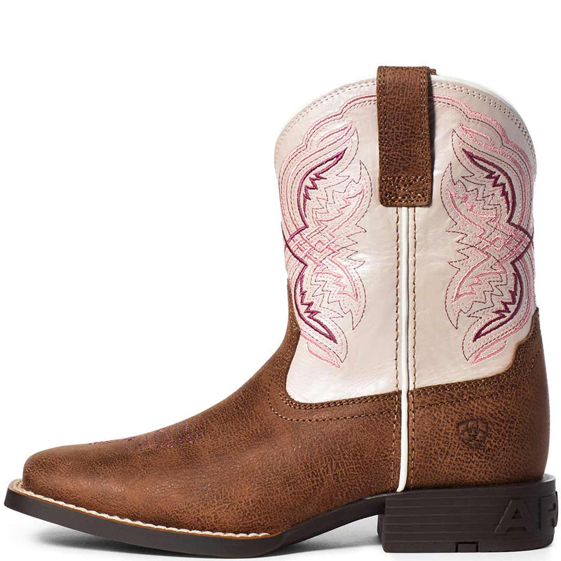 Ariat Youth Girls' Double Kicker Cowgirl Boots