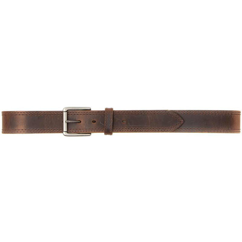 AndWest Men's Roller Buckle Double Stitch Belt