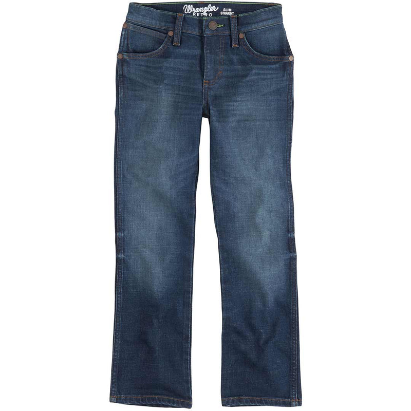 Wrangler Boys' Retro Slim Fit Straight Leg Jeans (8-20)