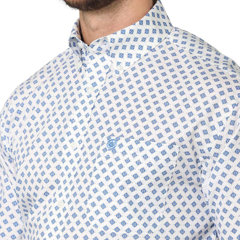 George Strait Men's Button-Down Print Shirt