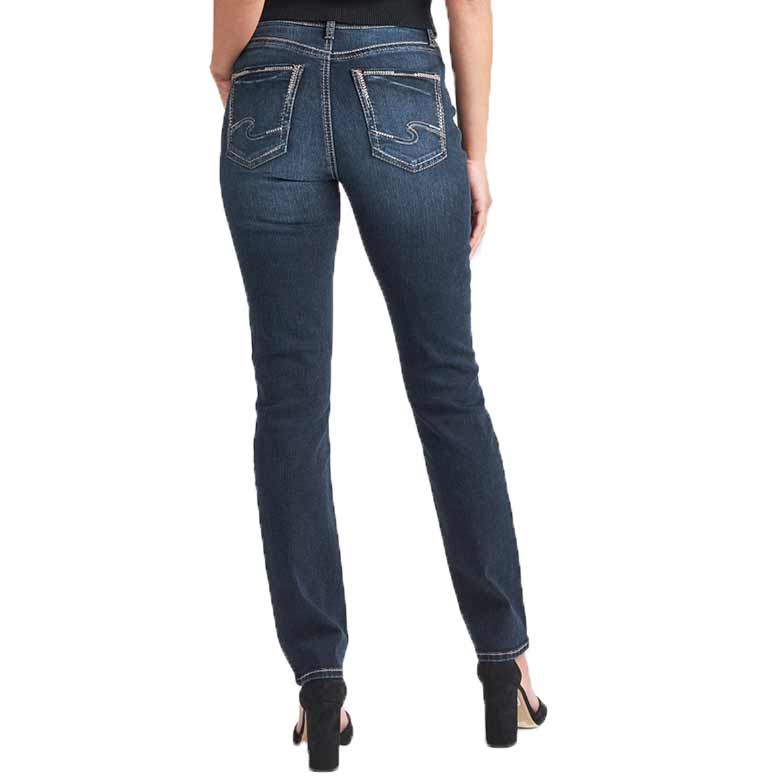 Silver Jeans Women's Avery High Rise Straight Leg Jeans