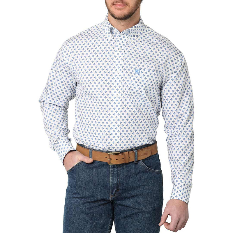 George Strait Men's Button-Down Print Shirt